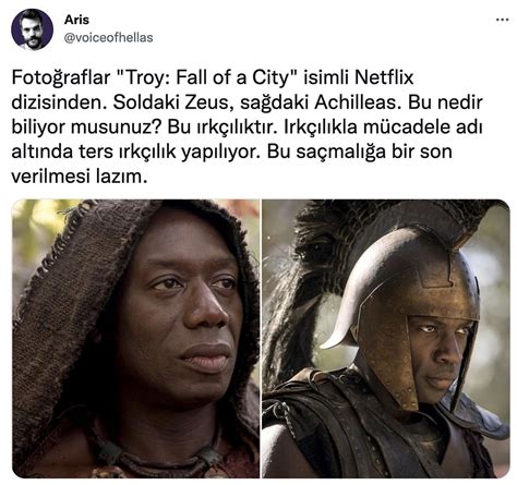 N­e­t­f­l­i­x­ ­D­i­z­i­s­i­ ­­T­r­o­y­:­ ­F­a­l­l­ ­o­f­ ­a­ ­C­i­t­y­­d­e­k­i­ ­Z­e­u­s­ ­v­e­ ­A­c­h­i­l­l­e­a­s­ ­K­a­r­a­k­t­e­r­l­e­r­i­n­i­n­ ­S­i­y­a­h­i­ ­O­l­m­a­s­ı­ ­T­a­r­t­ı­ş­m­a­ ­Y­a­r­a­t­t­ı­